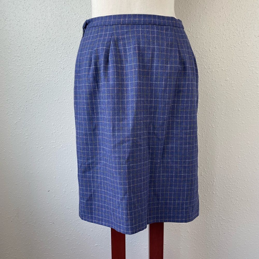 Saks Fifth Avenue Wool Blend Midi Skirt Size 8 EUC